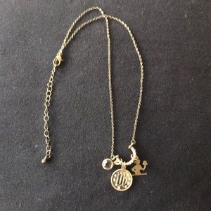 Urban Outfitters Brass Virgo Horoscope Necklace